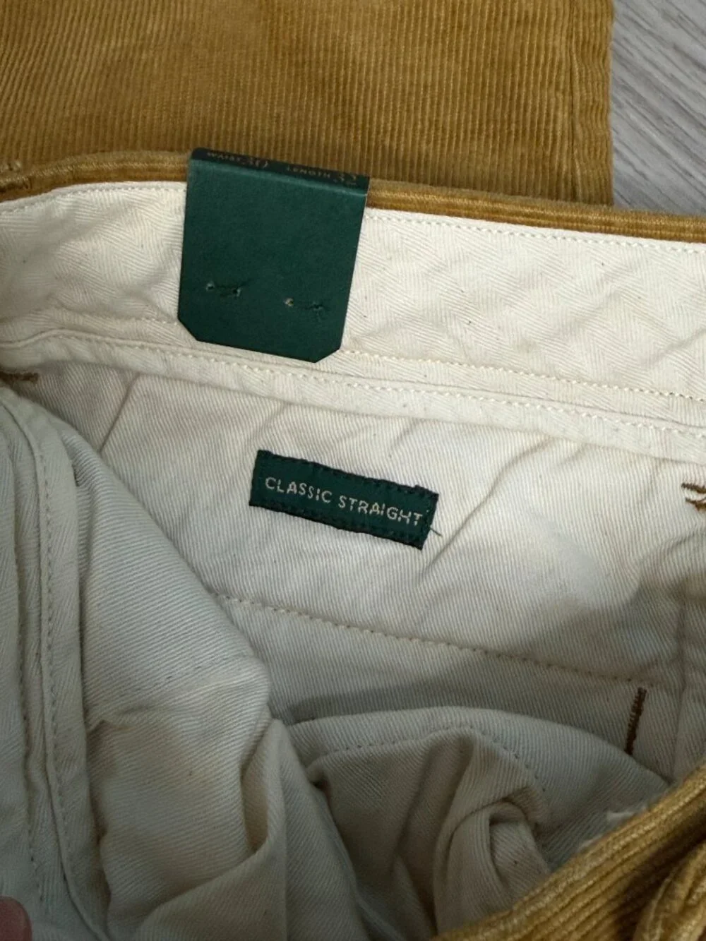 J. Crew Broken-in Straight pant in stretch corduroy NWT
